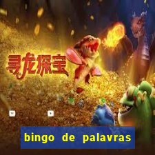 bingo de palavras cha de bebe